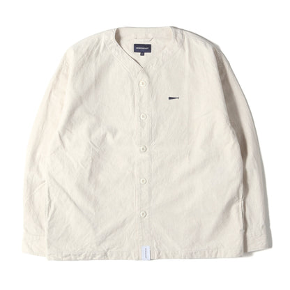 コットン/リネン カーディガンシャツ(ROBE CARDIGAN LS SHIRT)