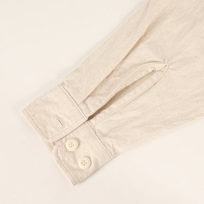 コットン/リネン カーディガンシャツ(ROBE CARDIGAN LS SHIRT)