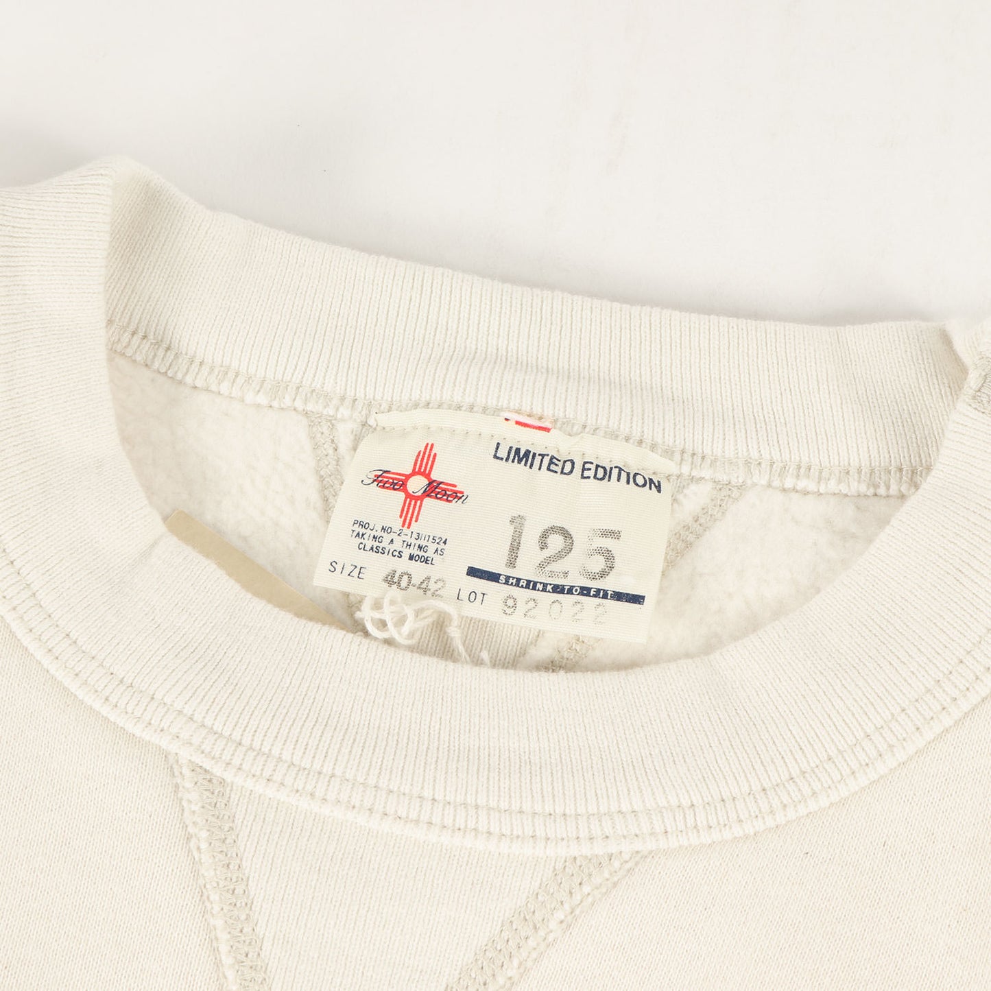 LIMITED EDITION 両V 無地 セットインスリーブ スウェット