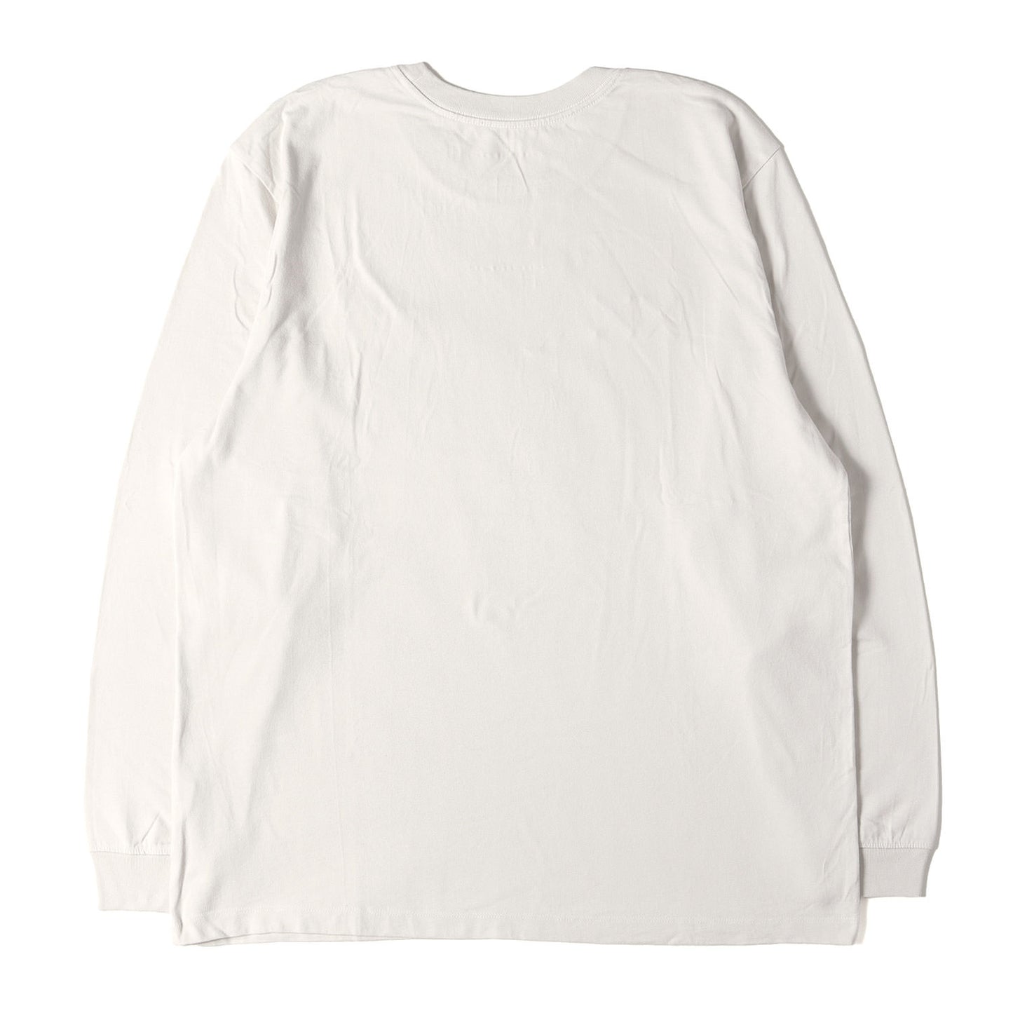 22SS 日本未発売 ×KAWS ロゴ刺繍 ロングスリーブ Tシャツ(L/S Tee)