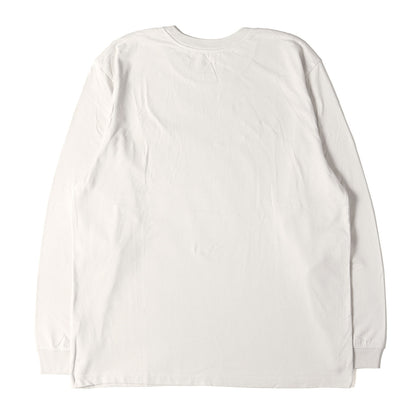 22SS 日本未発売 ×KAWS ロゴ刺繍 ロングスリーブ Tシャツ(L/S Tee)