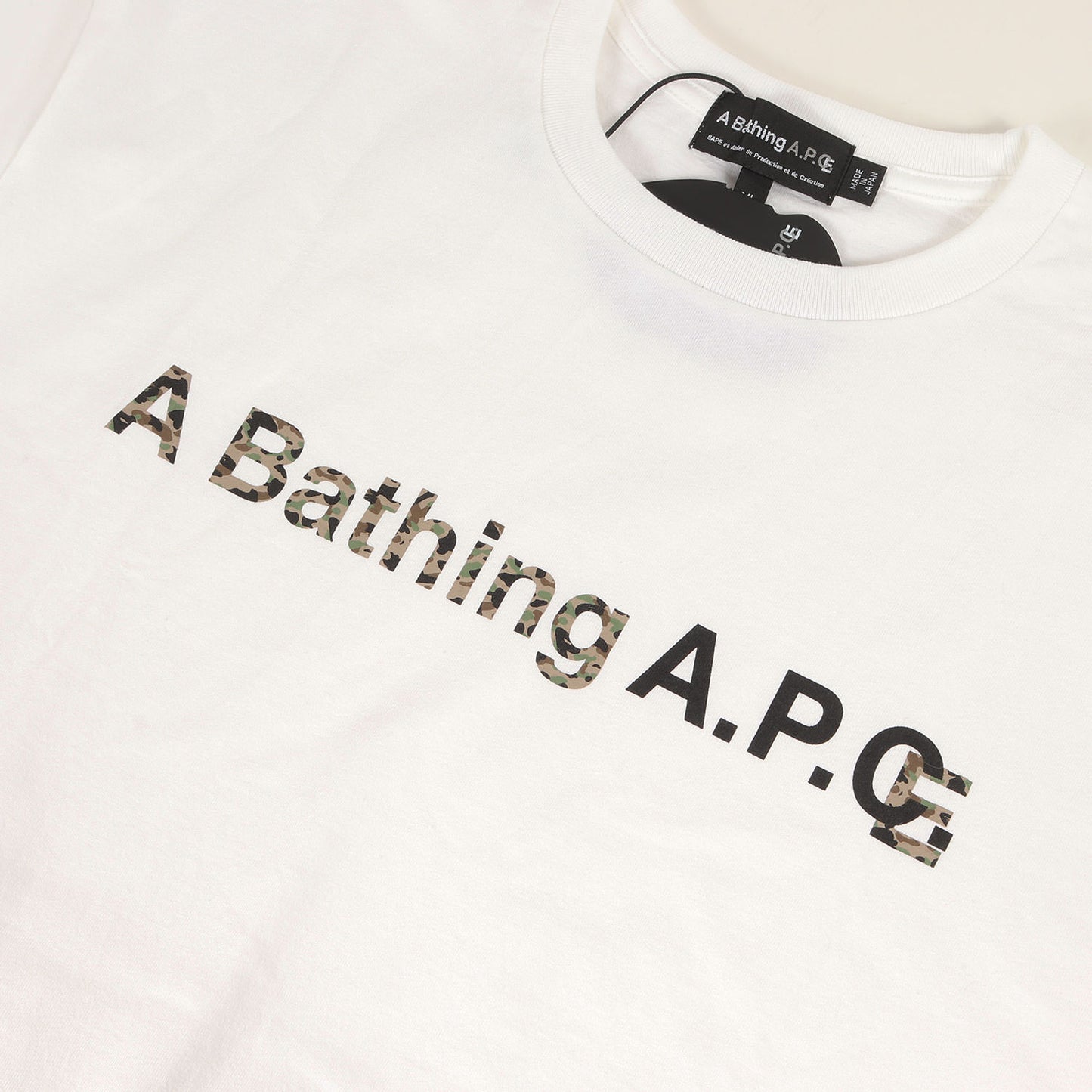 22AW A.P.C カモフラージュロゴ Tシャツ