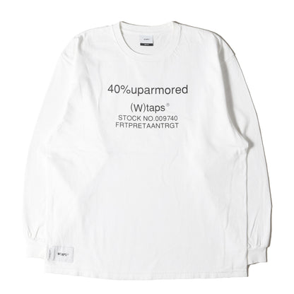 22SS 40PCTロゴ ロングスリーブ Tシャツ