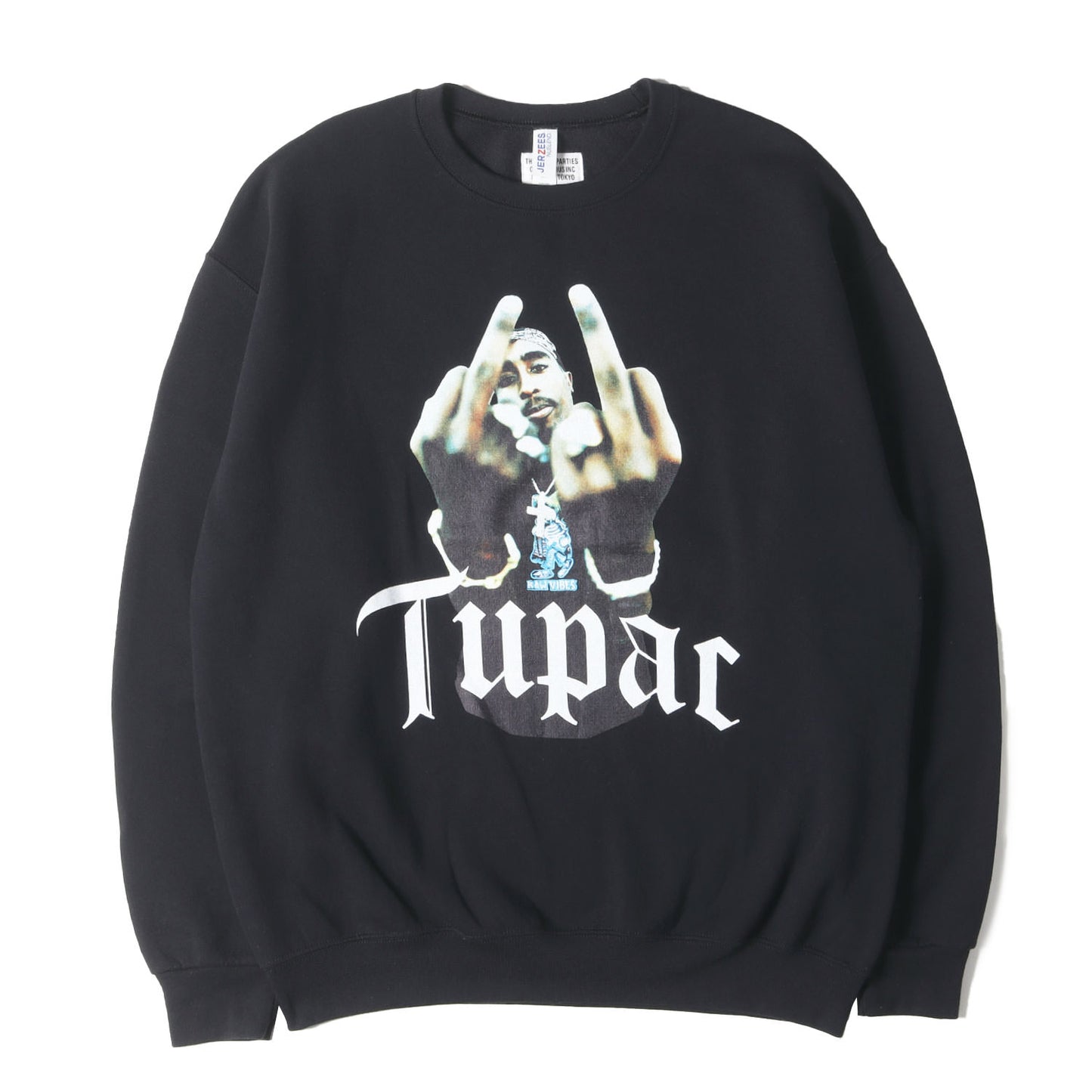 23SS ×2PAC フォトプリント クルーネック スウェット(SWEAT SHIRT)