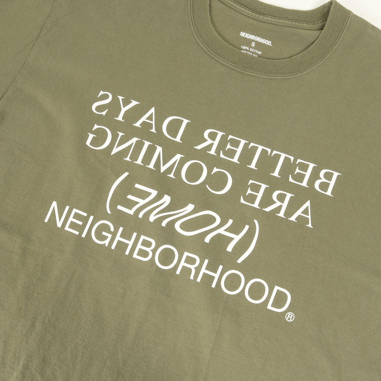 21SS メッセージロゴ クルーネック Tシャツ