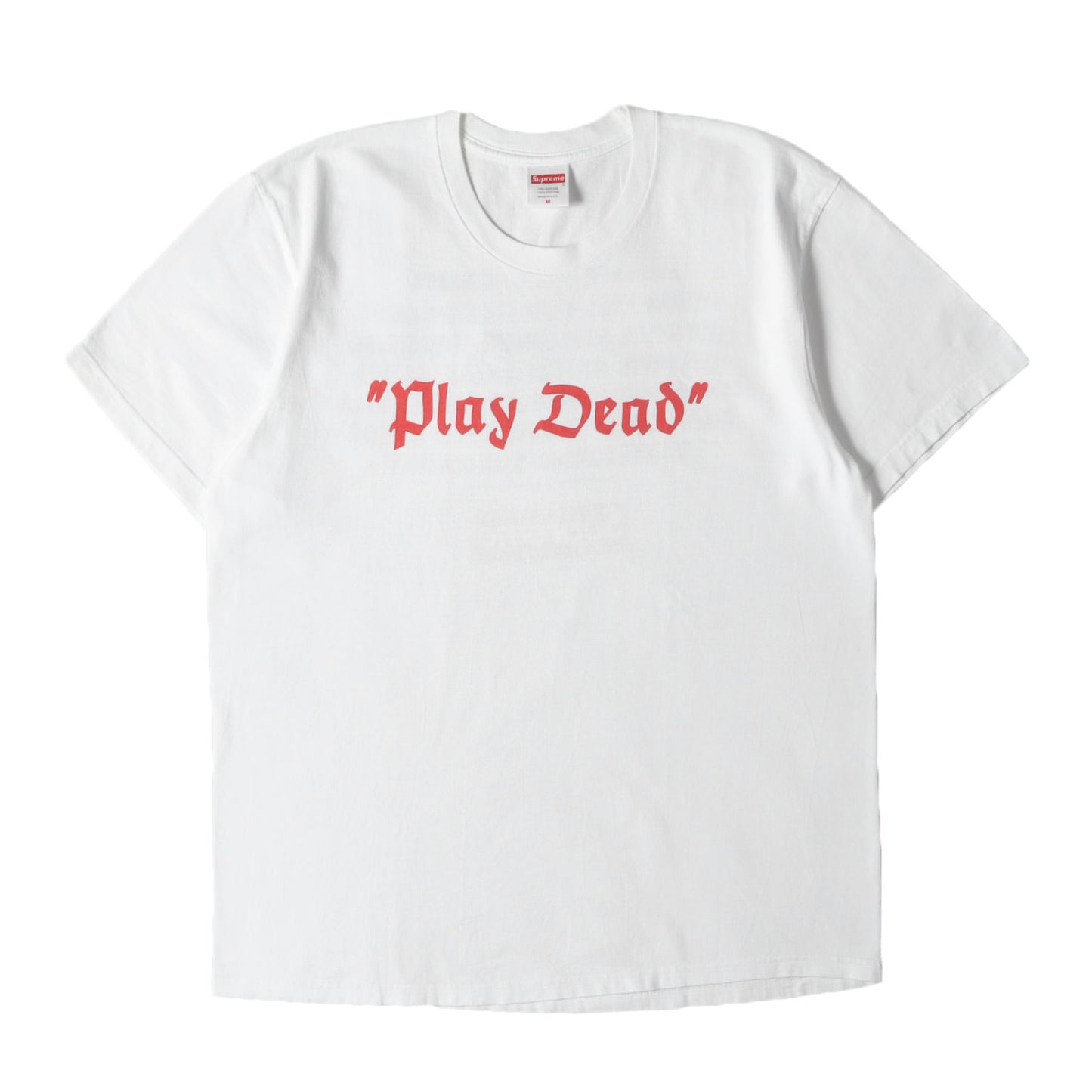 22AW Play Deadロゴ クルーネック Tシャツ(Play Dead Tee)