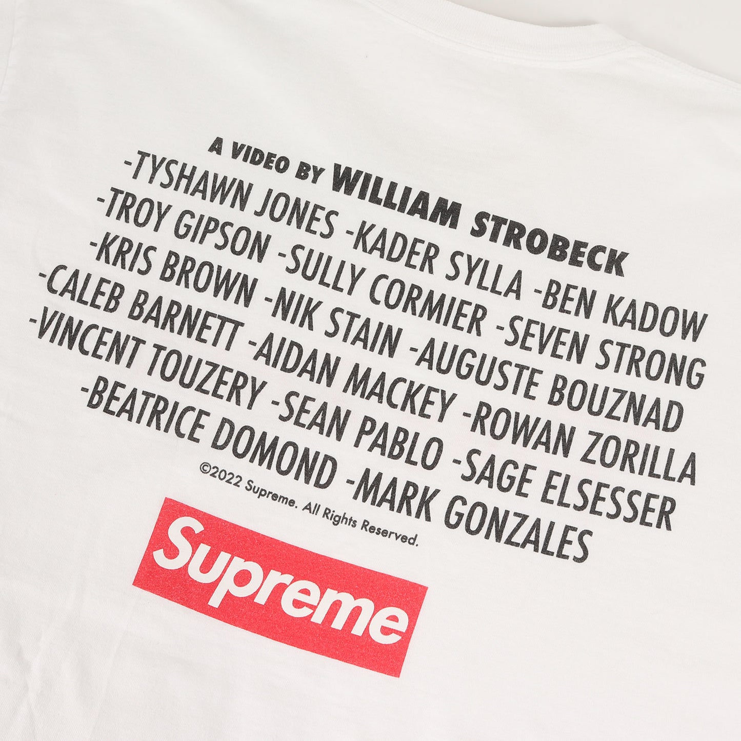 22AW Play Deadロゴ クルーネック Tシャツ(Play Dead Tee)