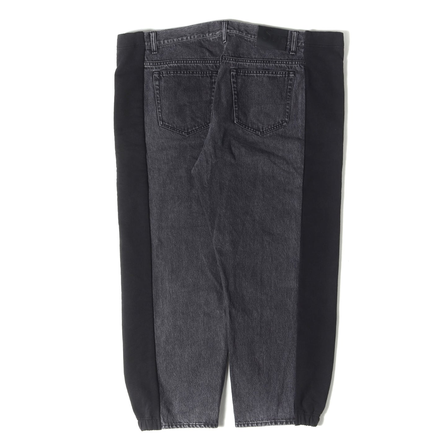 23AW ×BLESS Sロゴ ビッグサイズ デニム スウェットパンツ(Sweatpant Jean)