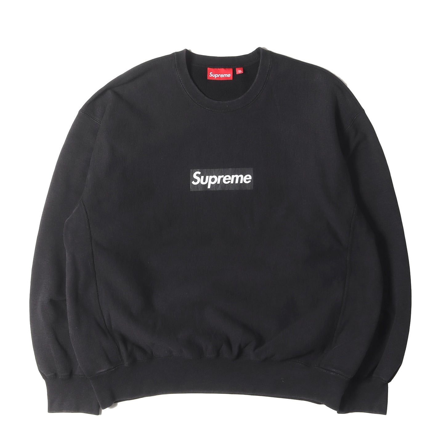25SS ウォッシュド BOXロゴ クルーネック スウェット(Washed Box Logo Crewneck)
