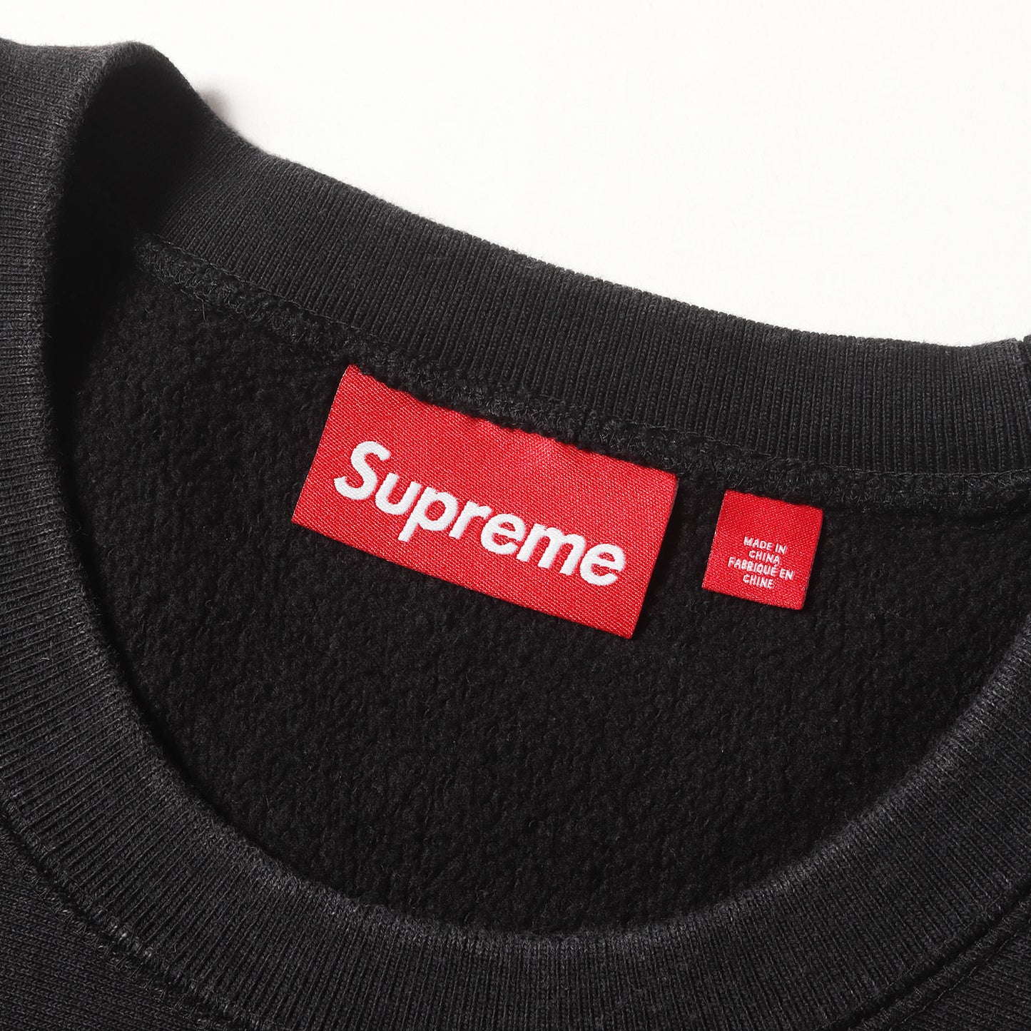 25SS ウォッシュド BOXロゴ クルーネック スウェット(Washed Box Logo Crewneck)
