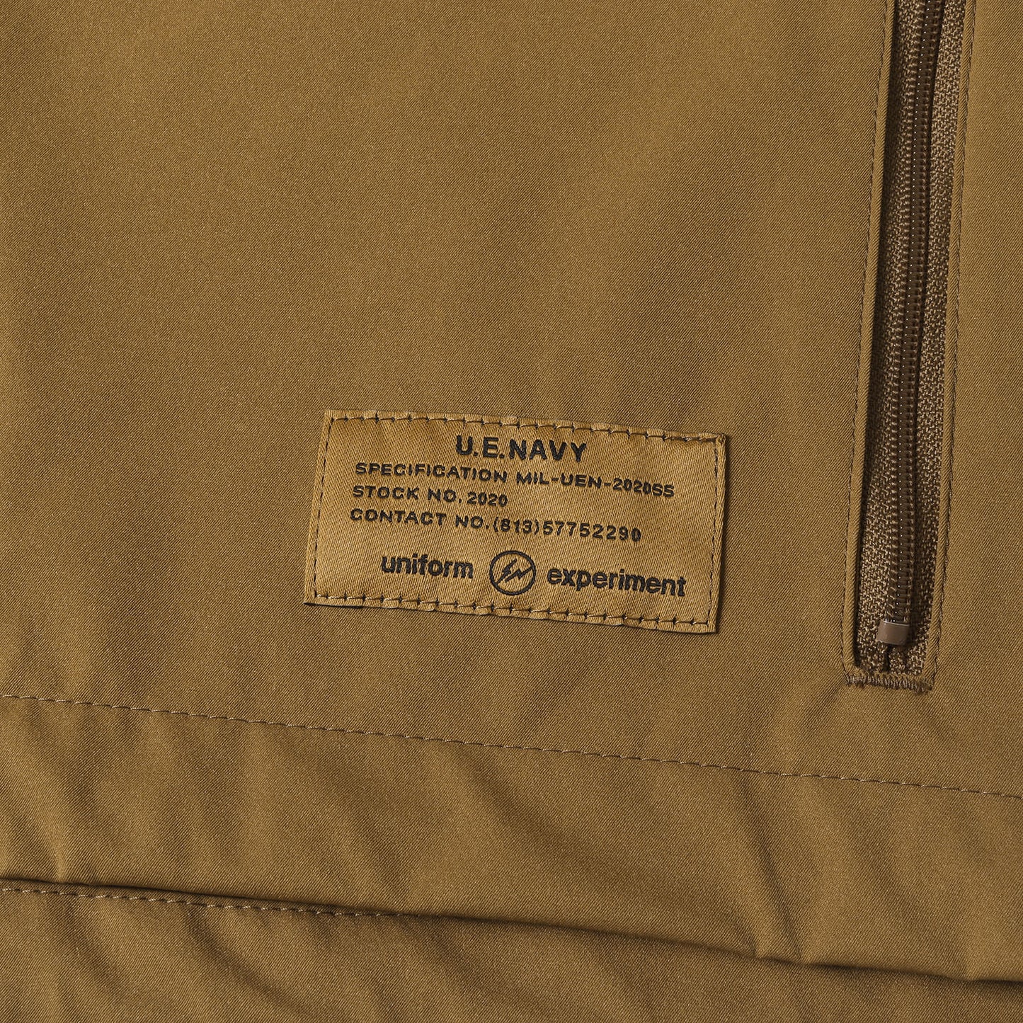 20SS ミルスペックロゴ ストレッチ フード ジャケット(MIL ZIP HOODED BLOUSON)