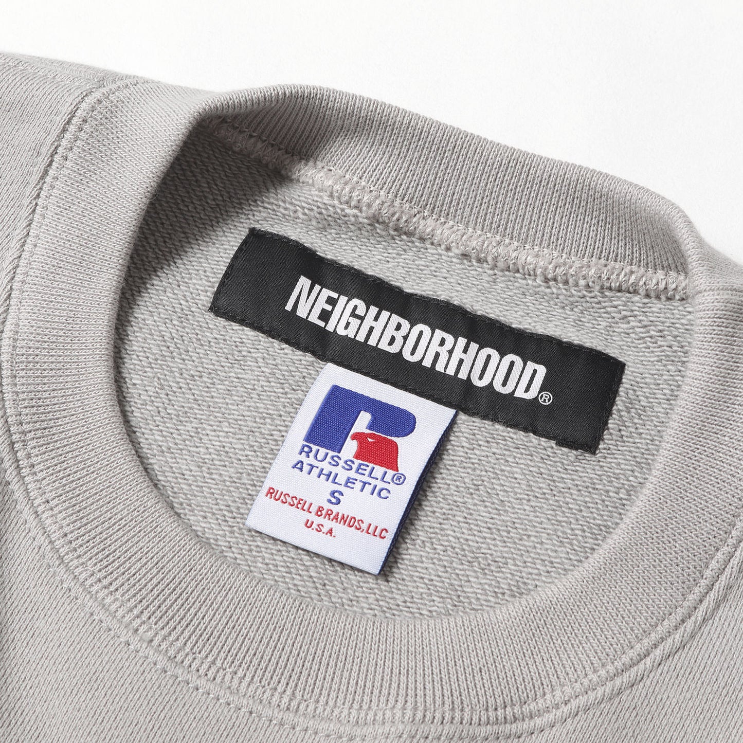 24SS ×RUSSELL ATHLETIC カレッジロゴ スウェット(SWEATSHIRT LS)