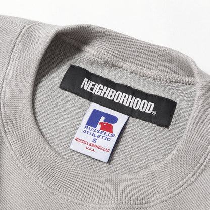 24SS ×RUSSELL ATHLETIC カレッジロゴ スウェット(SWEATSHIRT LS)