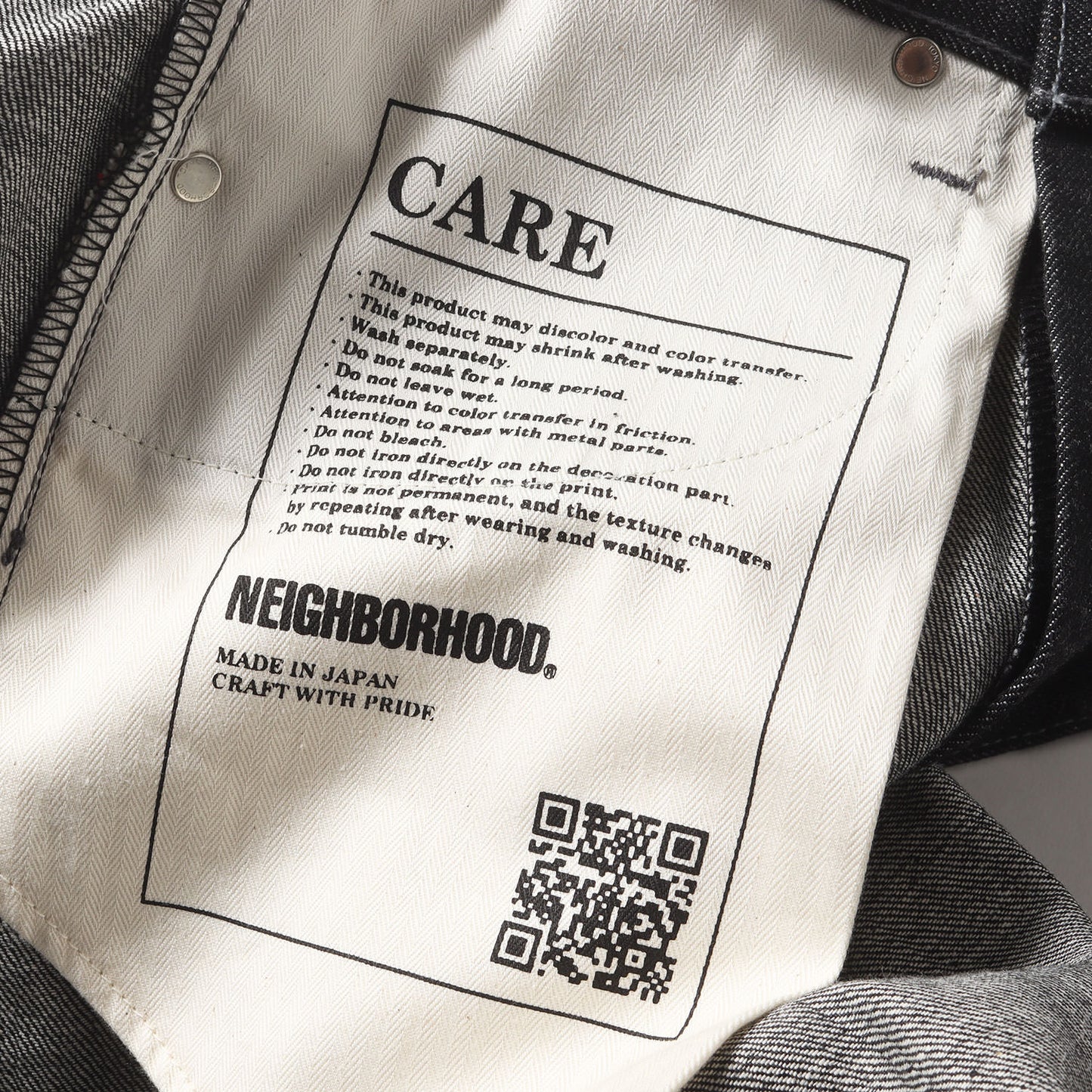 24SS ディープ ベーシック リジッド デニムパンツ(RIGID DENIM DP BASIC PANTS)