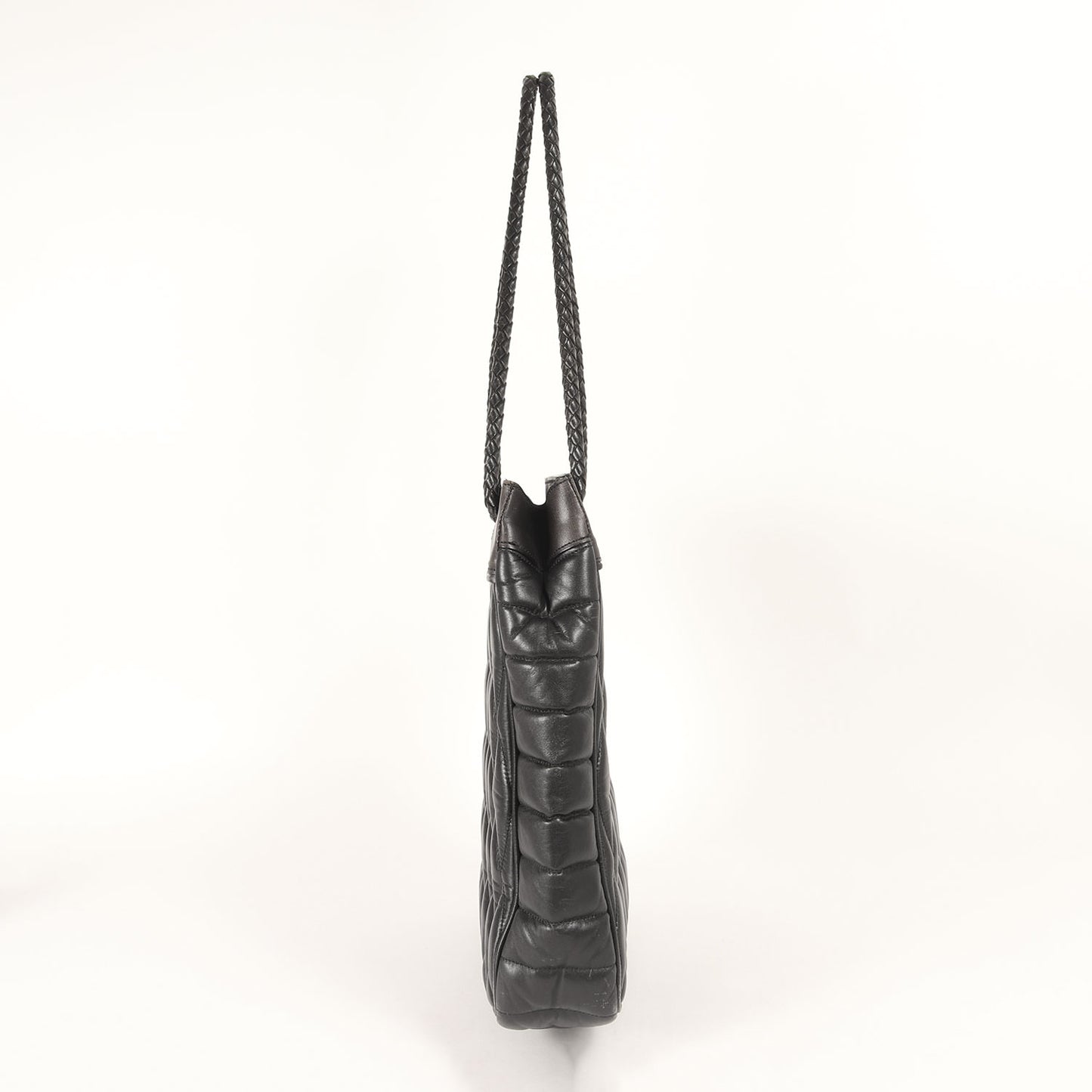 ×BACKDROP レザーキルティング トートバッグ