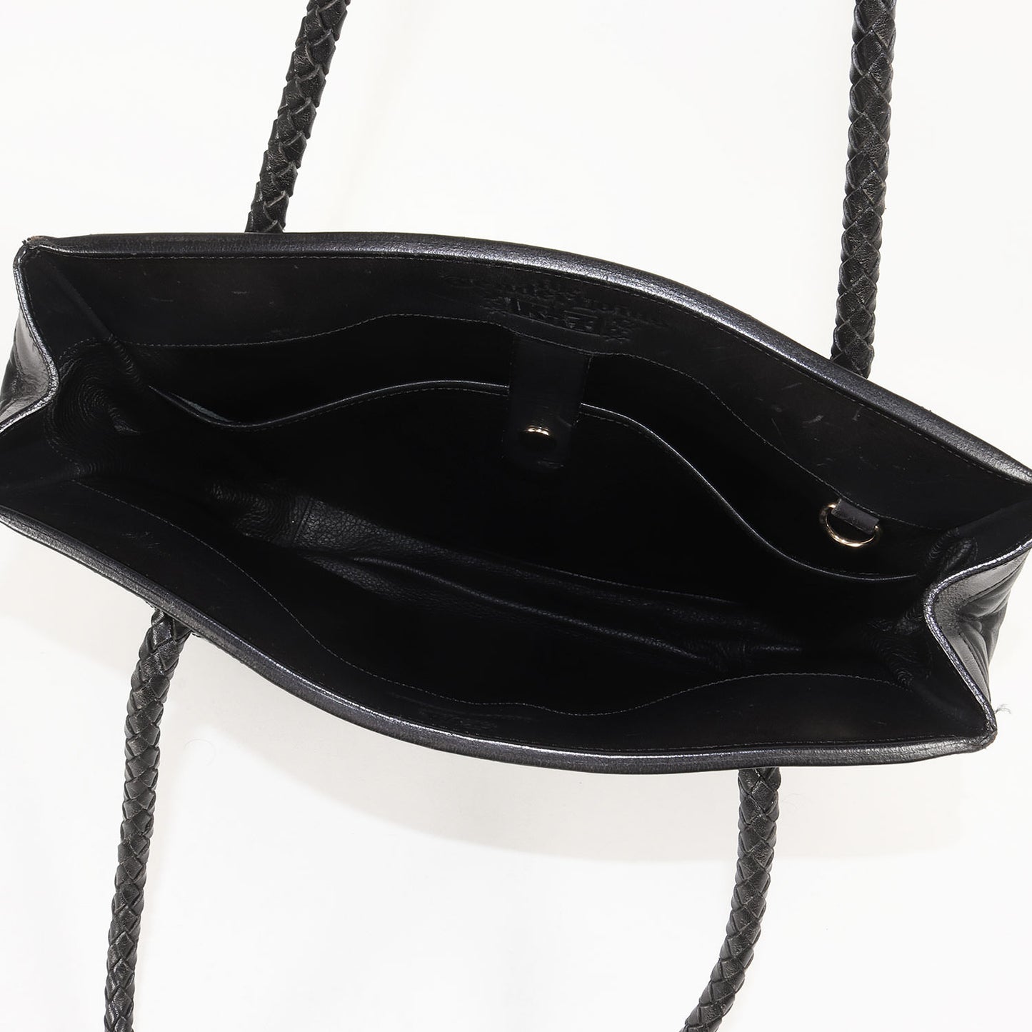 ×BACKDROP レザーキルティング トートバッグ