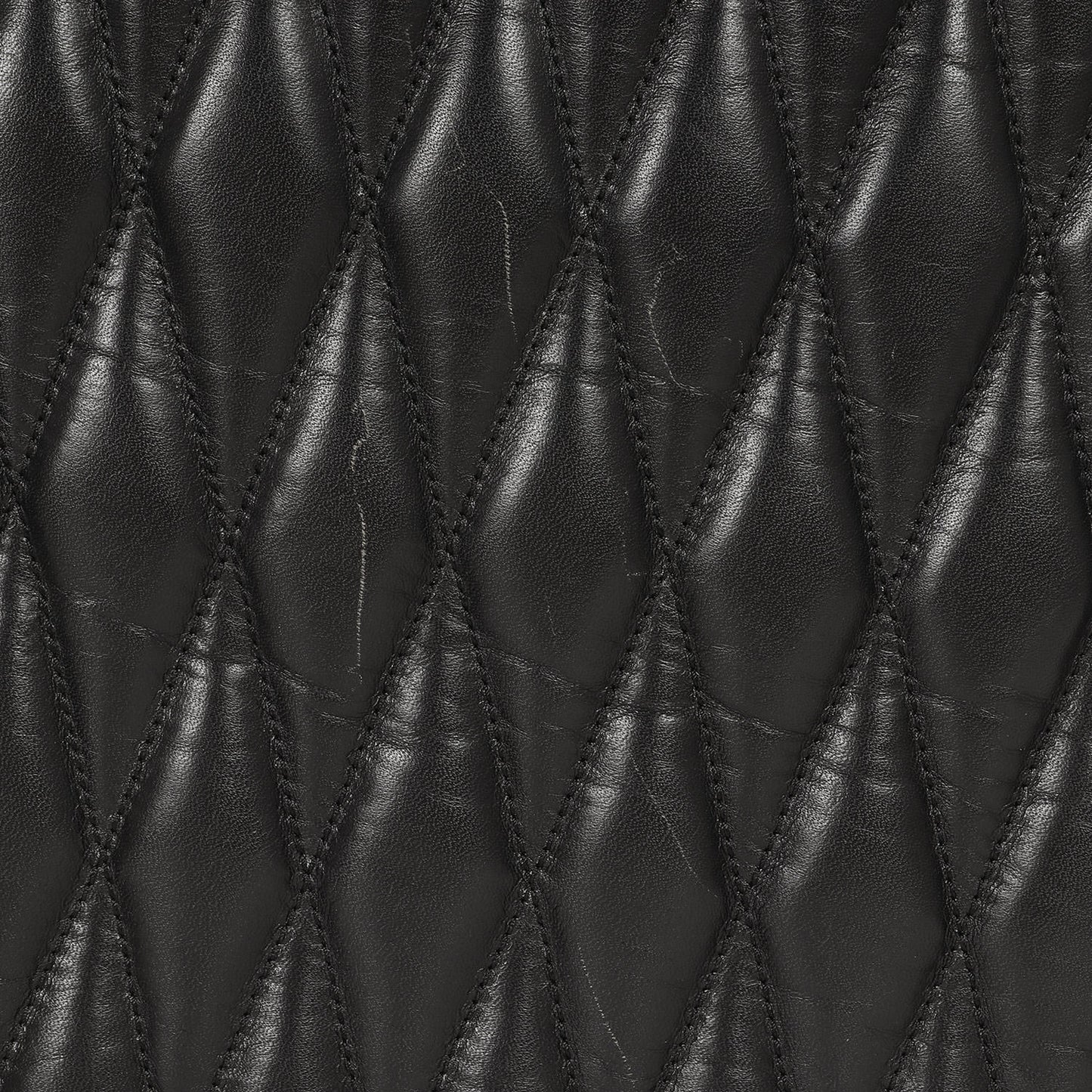 ×BACKDROP レザーキルティング トートバッグ