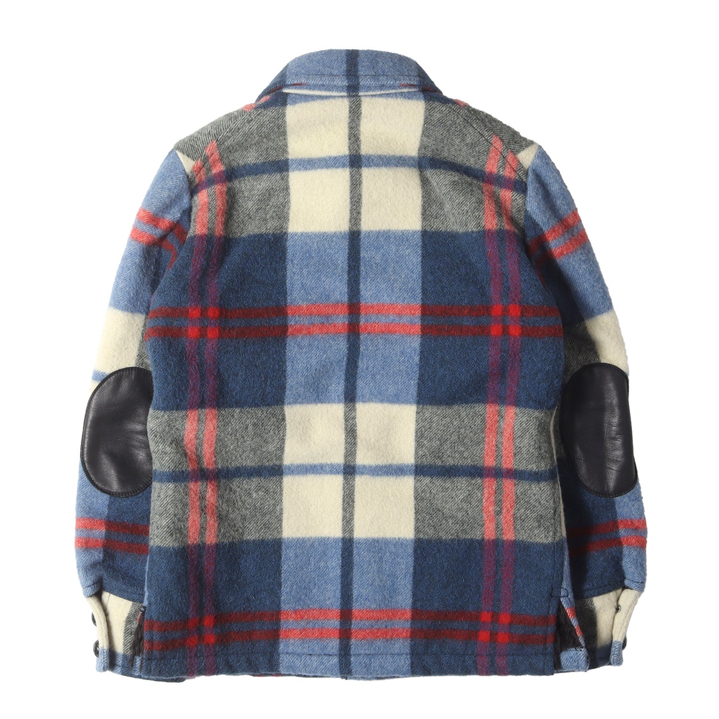 08AW ポートランド期 CPO チェック ウール ボア ジャケット