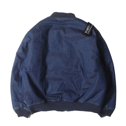 22AW デニム MA-1 フライトジャケット(JFW-04 / JACKET / COTTON. DENIM)