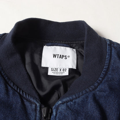 22AW デニム MA-1 フライトジャケット(JFW-04 / JACKET / COTTON. DENIM)