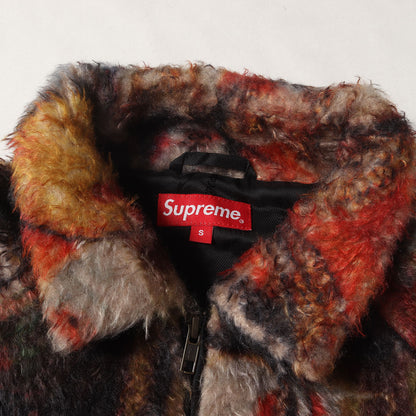 ガネーシャ 総柄 フェイクファージャケット(Ganesh Faux Fur Jacket)