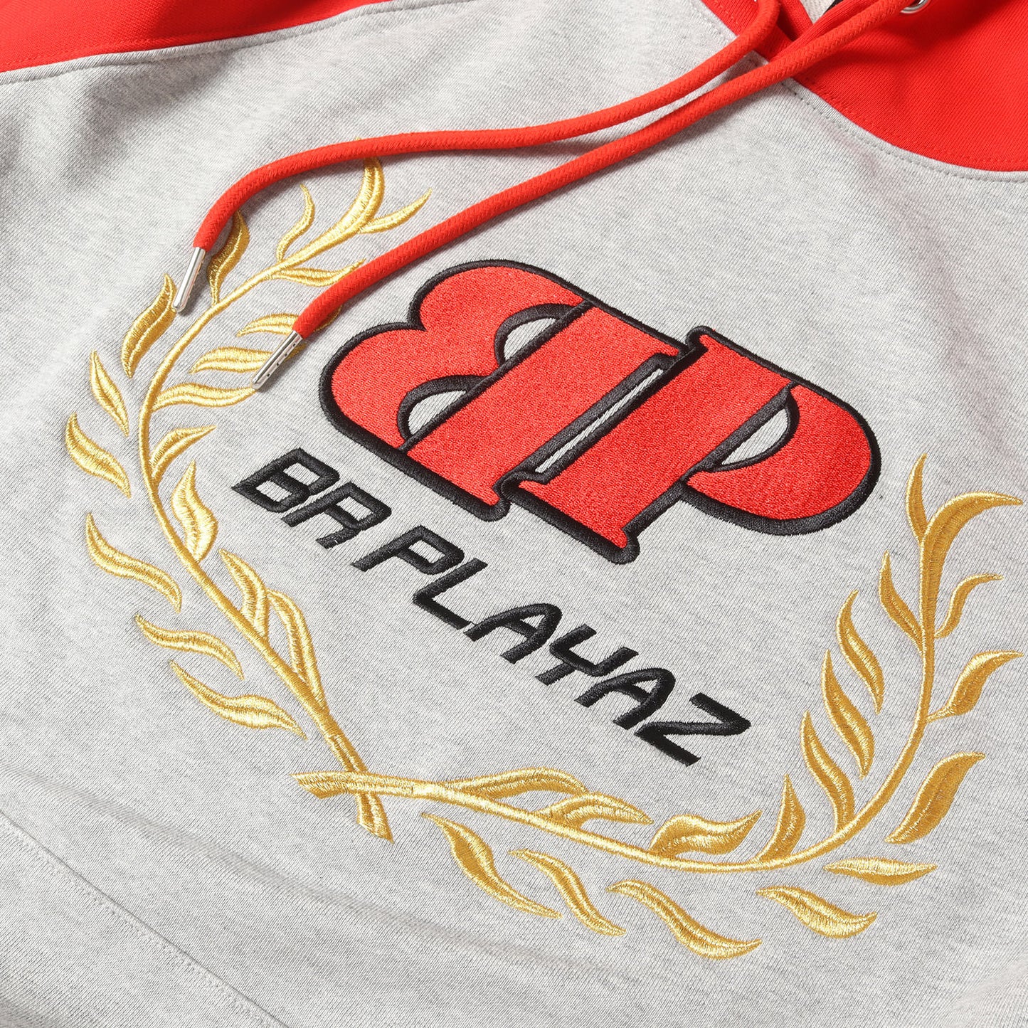 23AW 2トーン ラグラン スウェットパーカー(TWO TONE EMBROIDERY HOODIE)