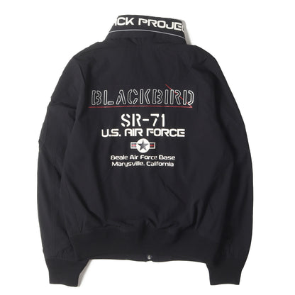 ストレッチナイロン フルジップ ミリタリージャケット