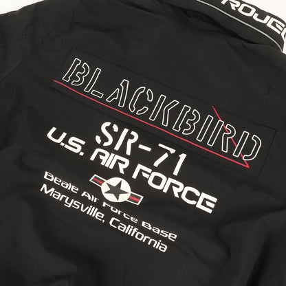 ストレッチナイロン フルジップ ミリタリージャケット