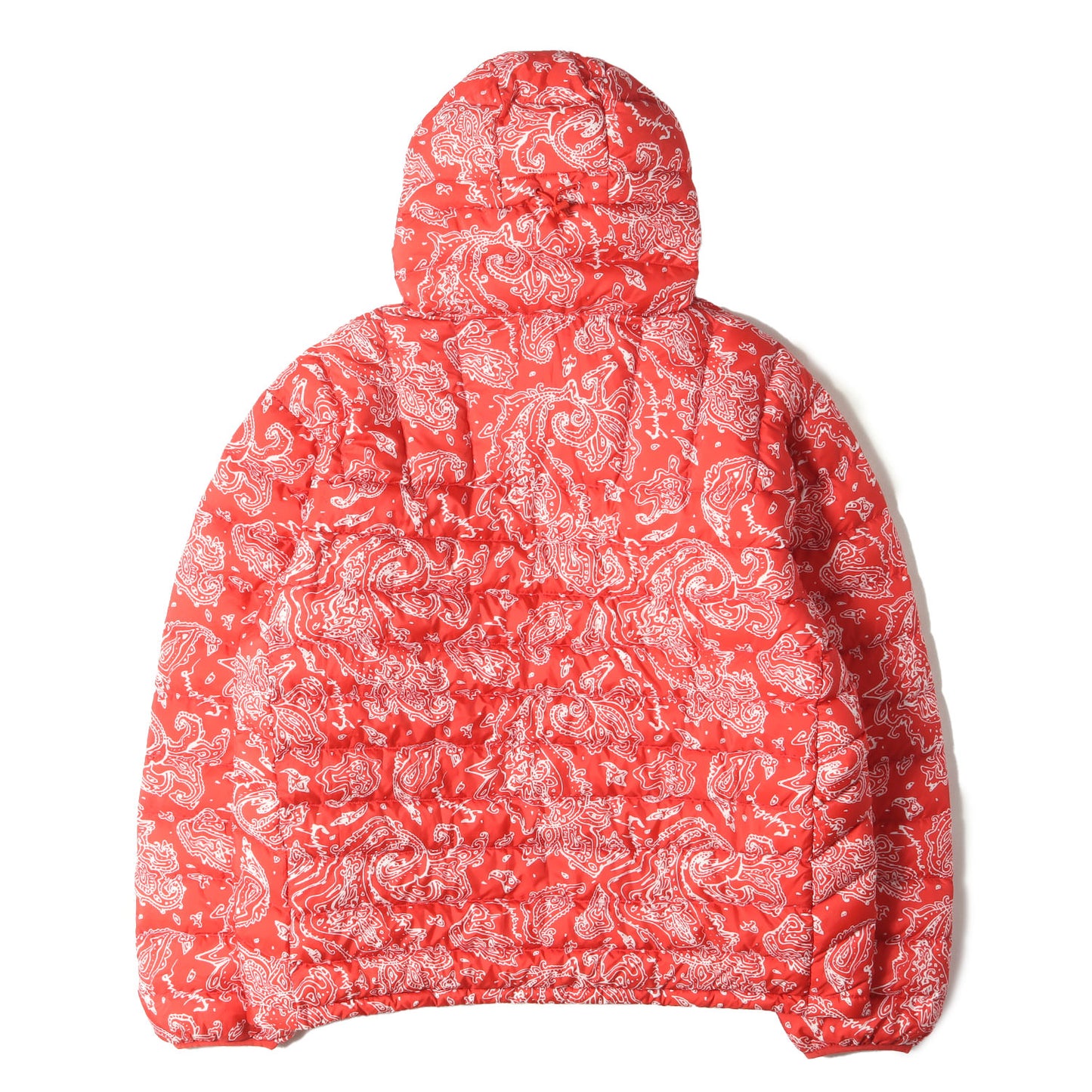 22AW ペイズリー柄 ハーフジップ プルオーバー ダウンジャケット(Micro Down Half Zip Hooded Pullover)