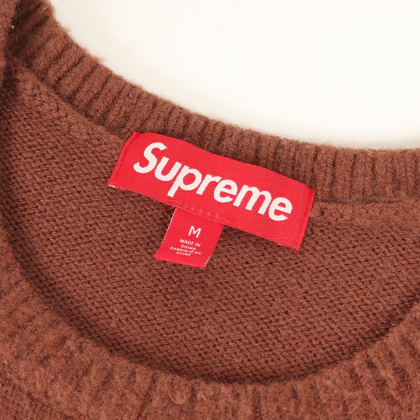 21AW ブランドロゴ ブラッシュド ニットセーター(Pilled Sweater)