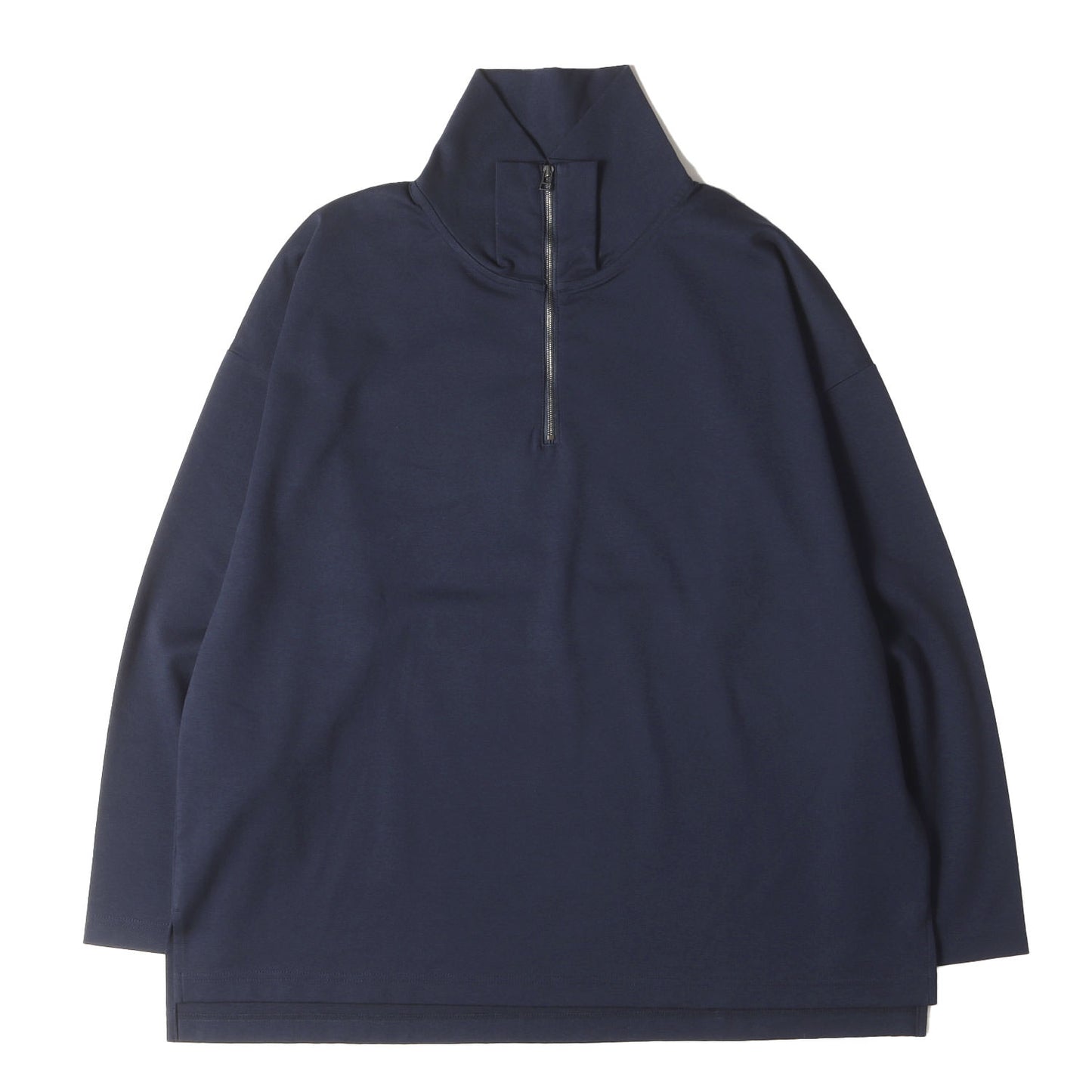 24AW ストレッチ ハーフジップ プルオーバートップ(BASQUE PONTE HALF ZIP TOP)