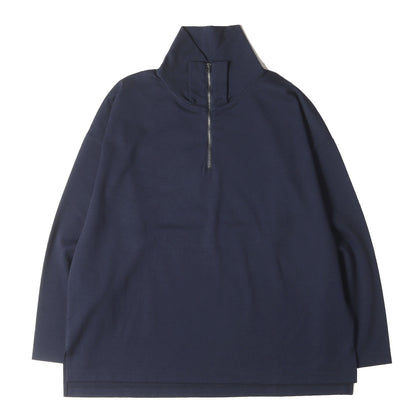 24AW ストレッチ ハーフジップ プルオーバートップ(BASQUE PONTE HALF ZIP TOP)