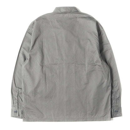 25SS ロゴワッペン付き クラシック ワークシャツ(CLASSIC WORK SHIRT LS-2)