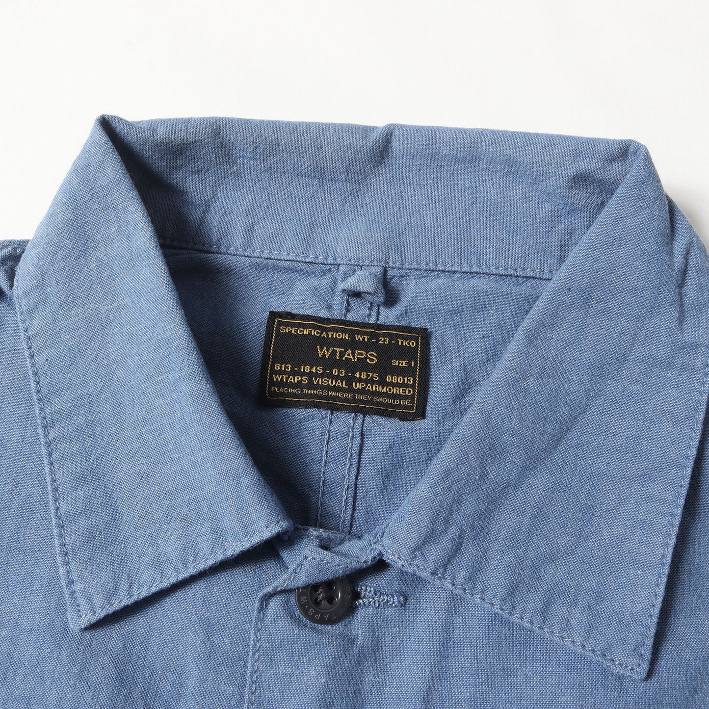 シャンブレー ミリタリー 半袖シャツ(BUDS SS 01 / SHIRT)