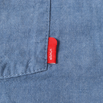 シャンブレー ミリタリー 半袖シャツ(BUDS SS 01 / SHIRT)