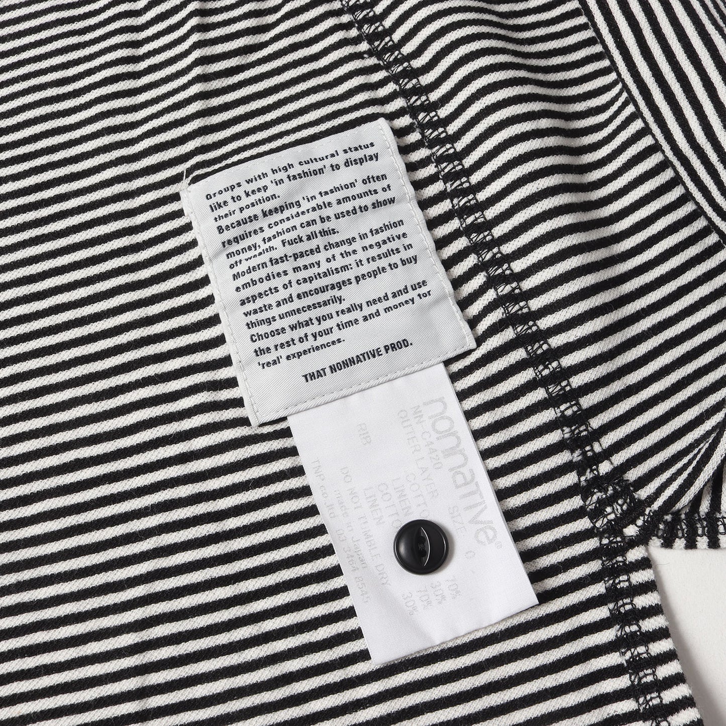 24SS コットン/リネン ボーダー 鹿の子 ポロシャツ(CLERK S/S POLO SHIRT C/L PIQUE BORDER)