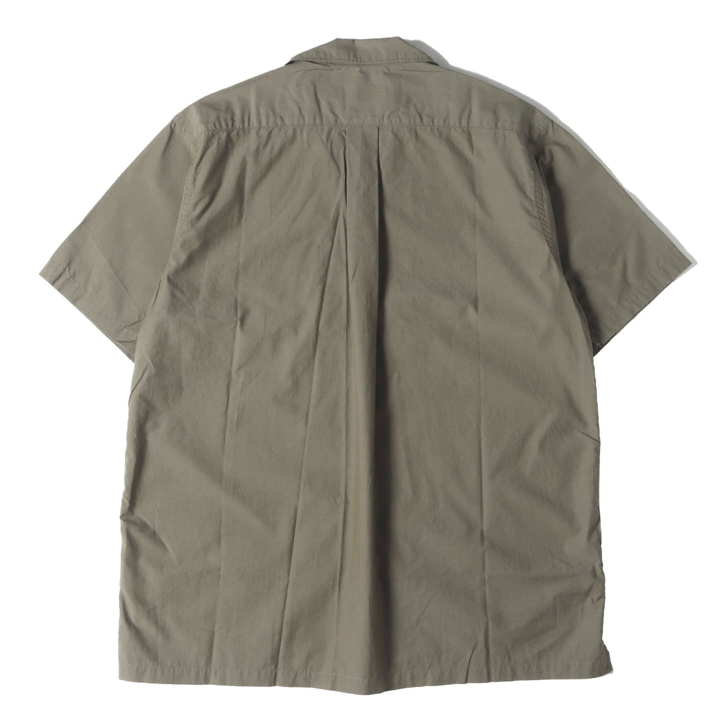 24SS タイプライター オープンカラー 半袖シャツ(OFFICER S/S SHIRT COTTON TYPEWRITER)