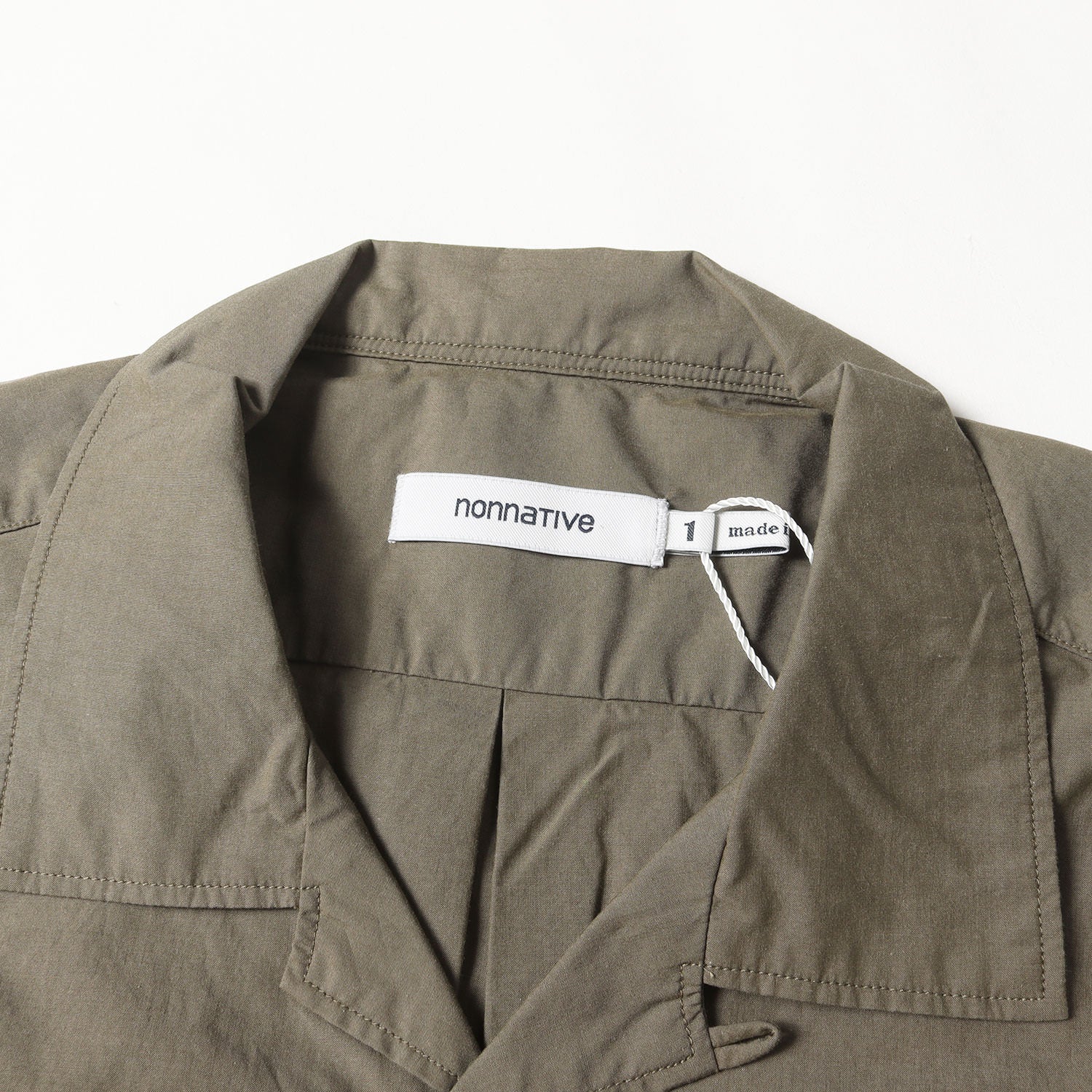 NONNATIVE (ノンネイティブ) 24SS タイプライター オープンカラー 半袖