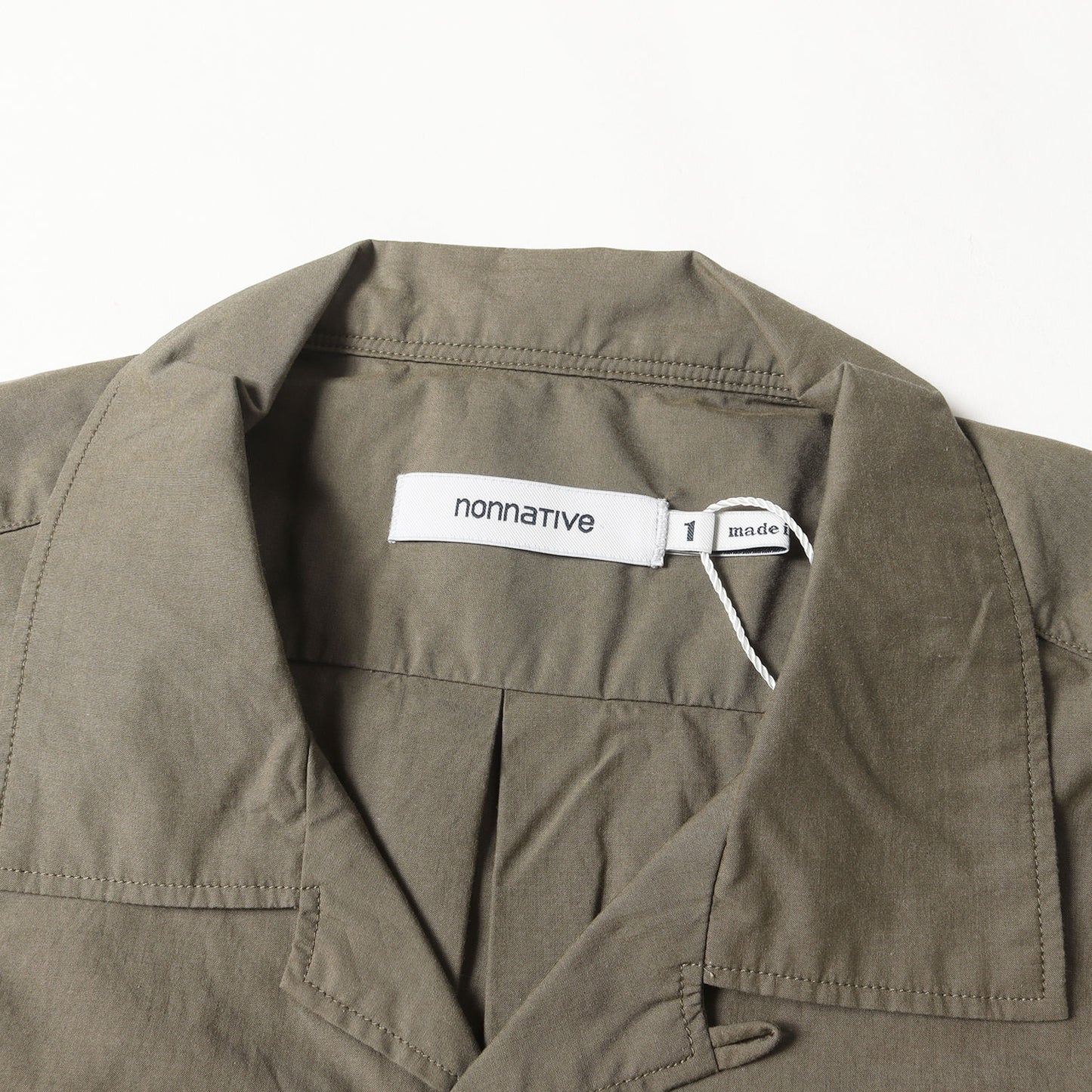 24SS タイプライター オープンカラー 半袖シャツ(OFFICER S/S SHIRT COTTON TYPEWRITER)