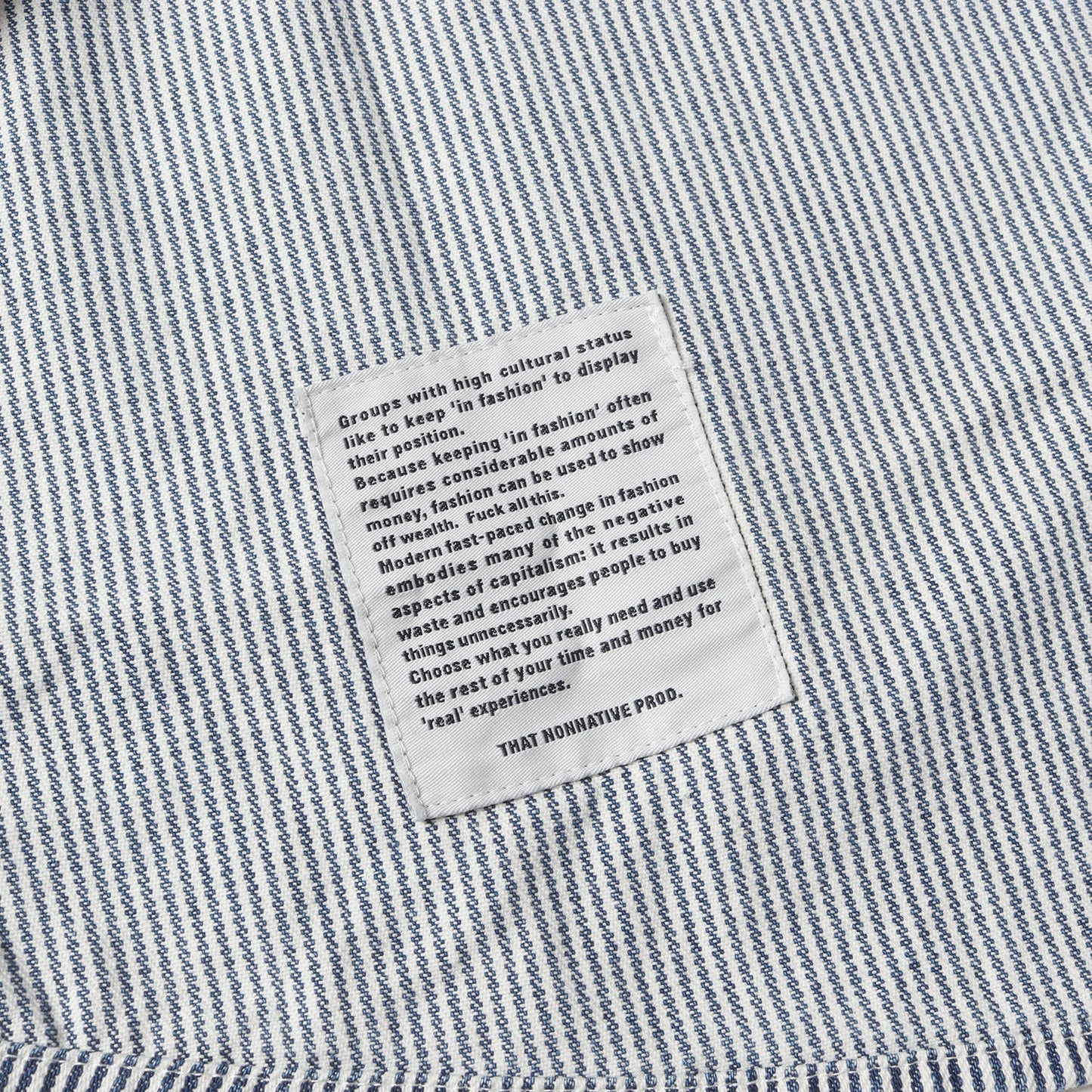 24SS ヒッコリーストライプ ボタンダウン 半袖シャツ(DWELLER S/S B.D. SHIRT COTTON 10oz HICKORY)