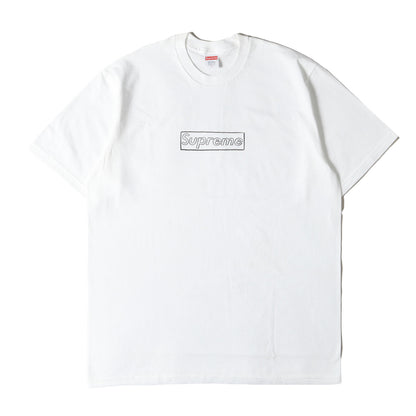 21SS ×KAWS チョークBOXロゴ Tシャツ(Chalk Box Logo Tee)