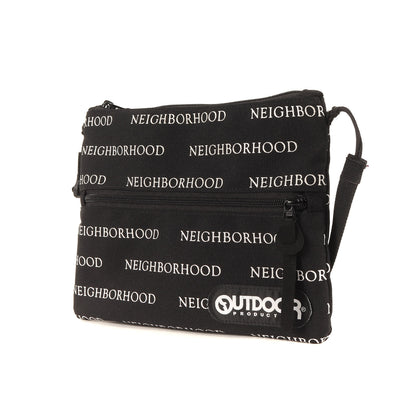 ×OUTDOOR PRODUCTS ブランドロゴ柄 サコッシュ / ショルダーバッグ