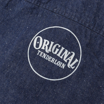 デニム / ブランケット リバーシブル フード ジャケット(REVERSIBLE HOODED JKT DENIM)
