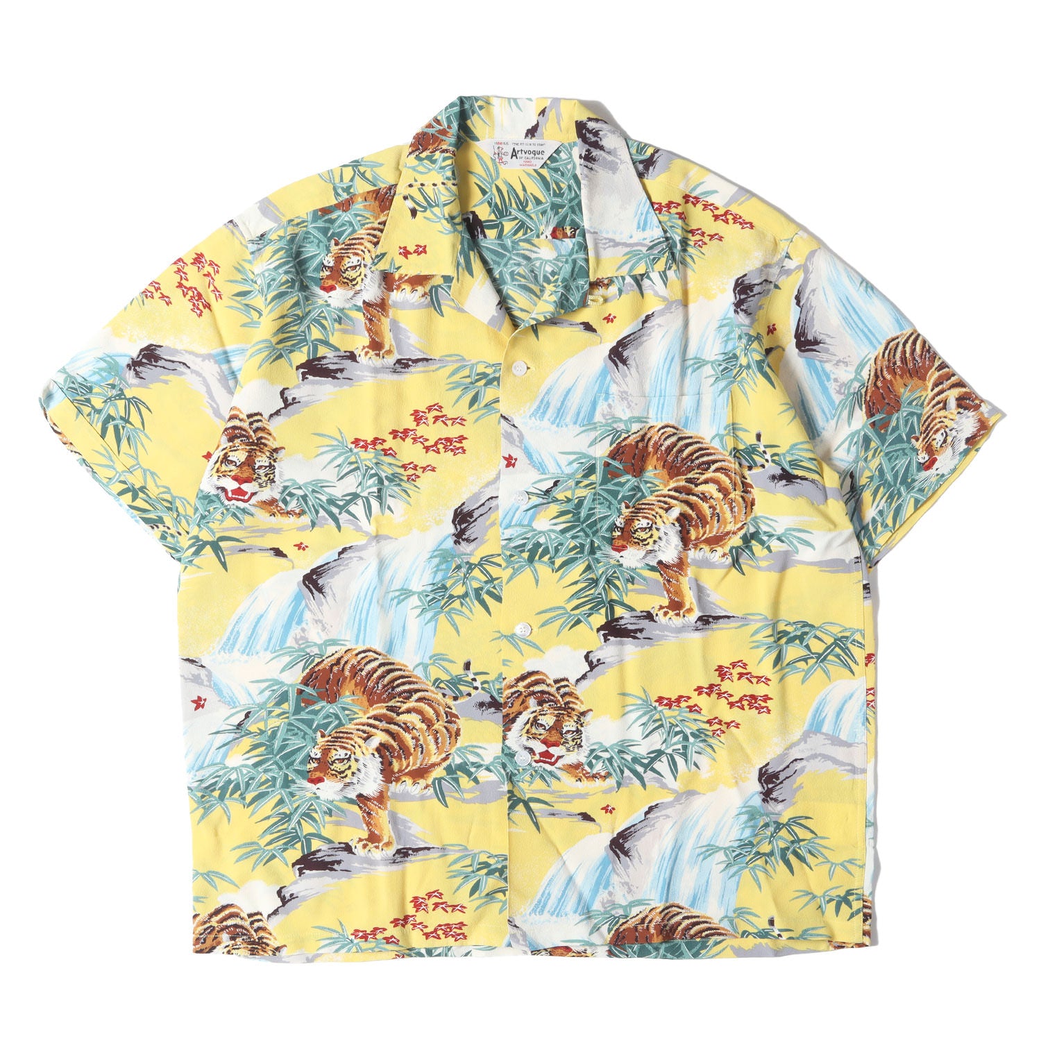 SUN SURF (サンサーフ) 25SS 笹虎 和柄 レーヨン アロハシャツ