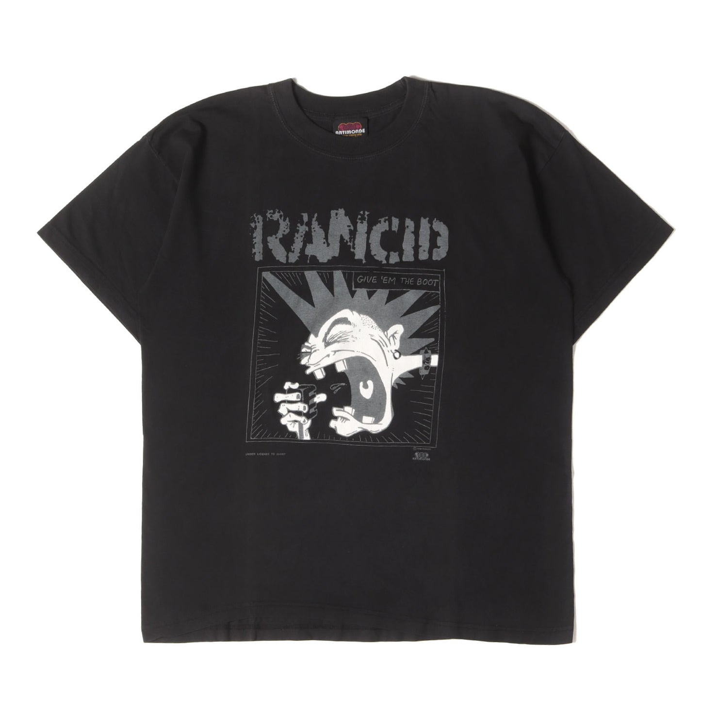 90s RANCID GIVE 'EM THE BOOT Tシャツ (ARTIMONDEボディ)