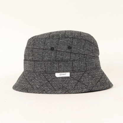 23AW グレンチェック バケットハット(BUCKET 03 / HAT / PLRA. TWILL. TEXTILE)