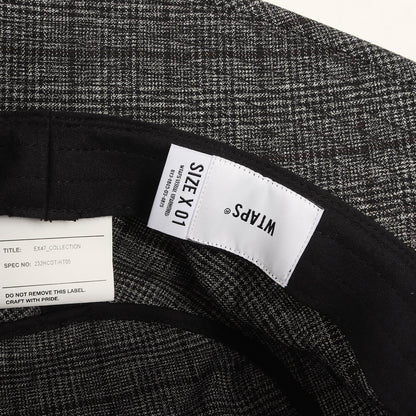23AW グレンチェック バケットハット(BUCKET 03 / HAT / PLRA. TWILL. TEXTILE)