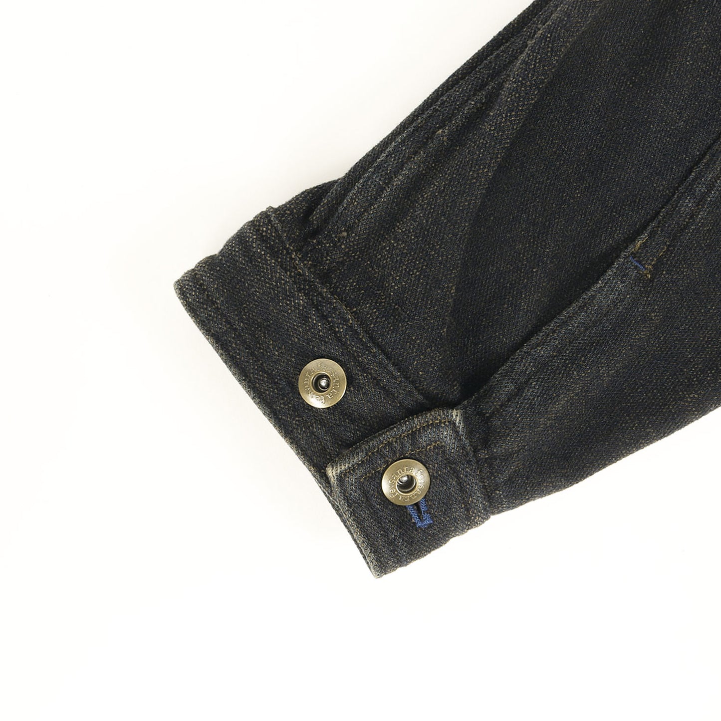 90s Santa Fe インディゴ染め モールスキン ショールカラー ジャケット 日本製