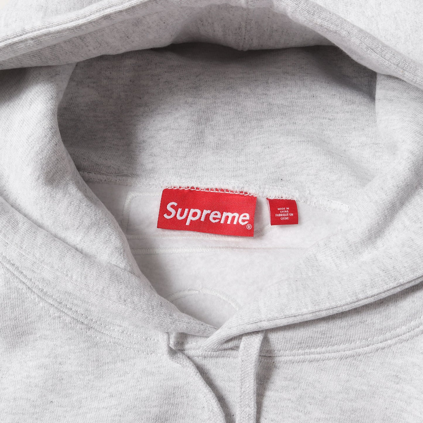 23AW ビッグサテンアップリケ スウェットパーカー(Satin Applique Hooded Sweatshirt)