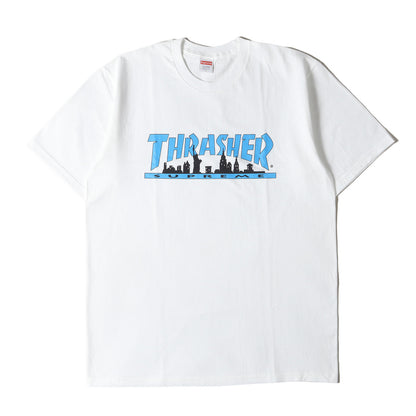 21AW ×THRASHER スカイラインロゴ Tシャツ(Skyline Tee)